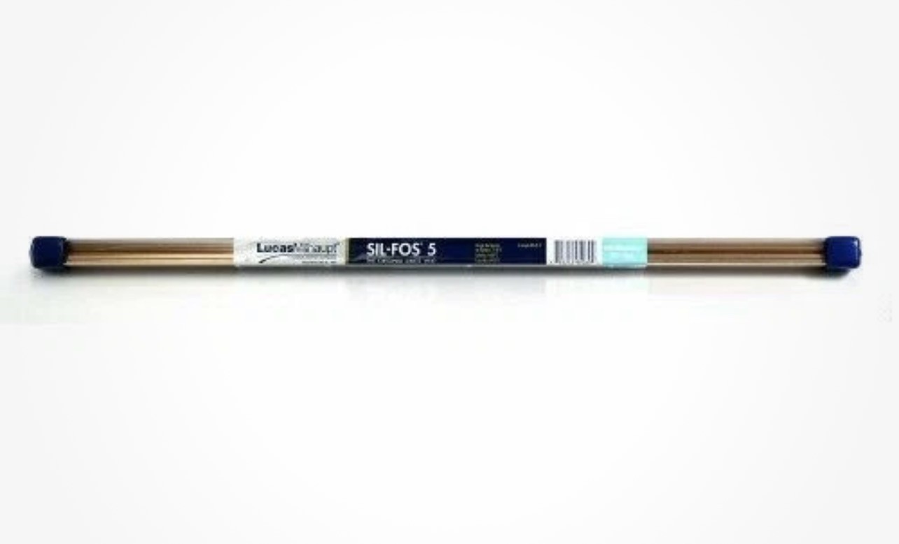 95060 Lucas Milhaupt Sil Fos Silvaloy 5% Silver 28 Rods 1 Pound Solder