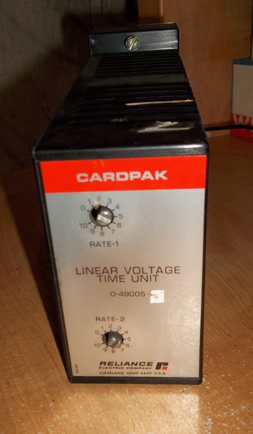 RELIANCE LINEAR VOLTAGE TIME UNIT CARDPAK 0-49005-1 (VV2)