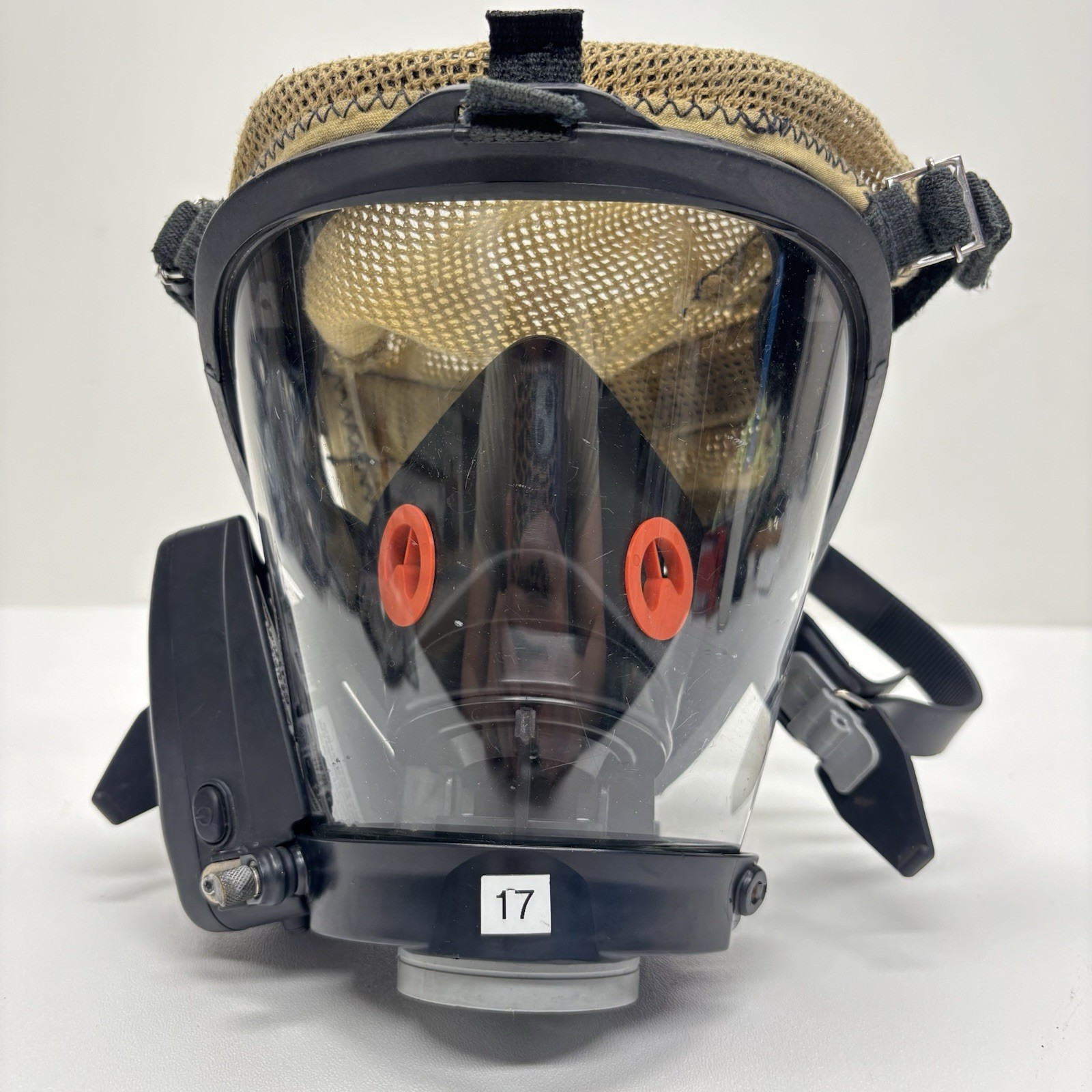Honeywell Titan SCBA Full Face Firefighter Respirator Gas Mask Voice Amp Size M