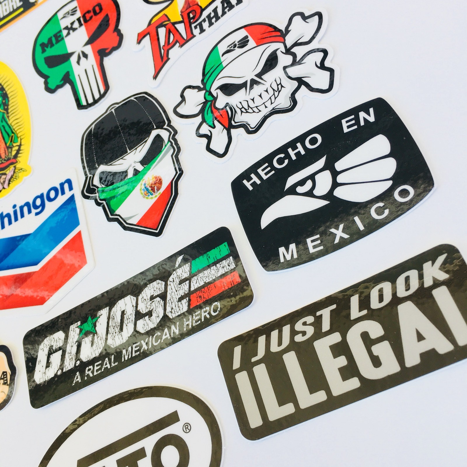 MEXICAN CHINGON Hard Hat Stickers 40 MEXICO HardHat Sticker Pegatinas cascos