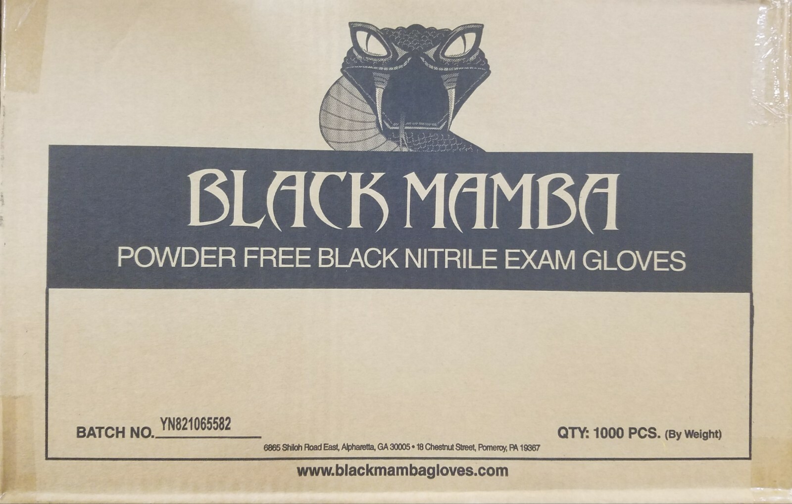 X-LARGE Black Mamba (10) 100 Glove Boxes; Disposable Nitrile Mechanic Glove;HVAC