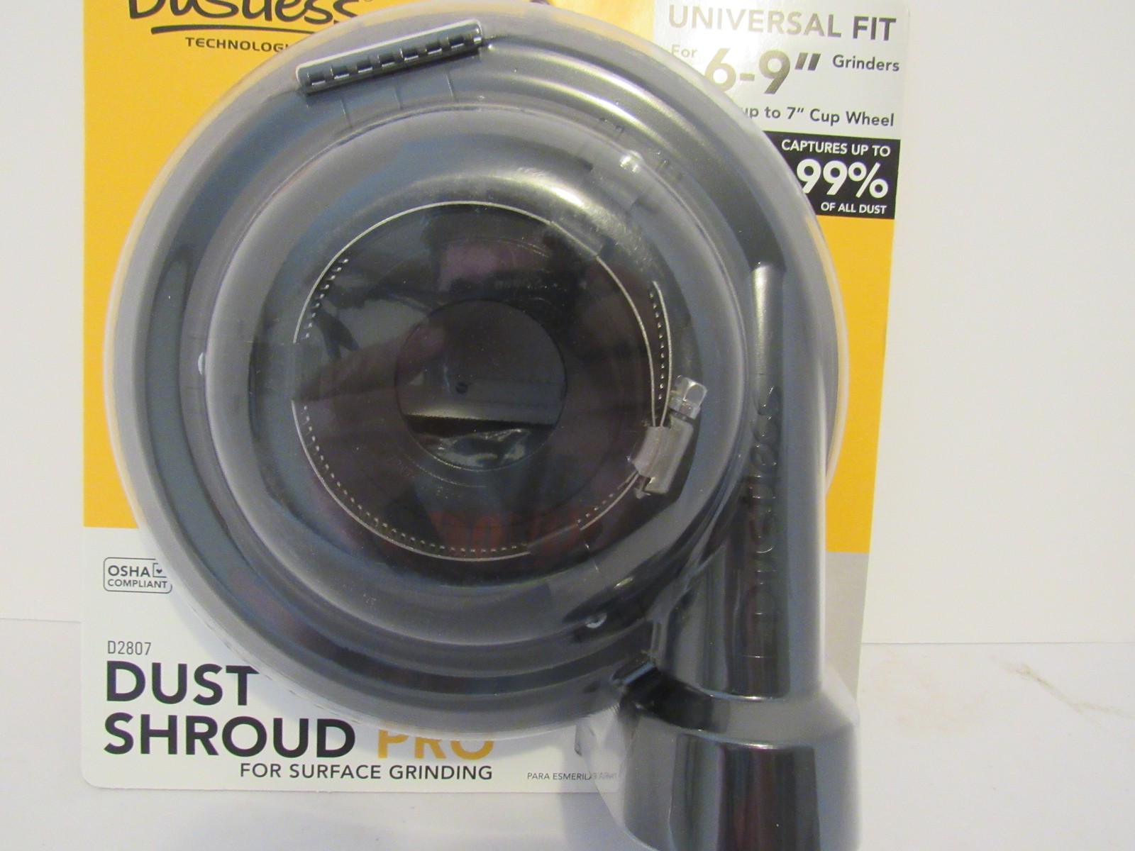 Dustless Technologies D2807 Dust Shroud Pro for 6-9″ Grinders & 7″ Cup Wheels