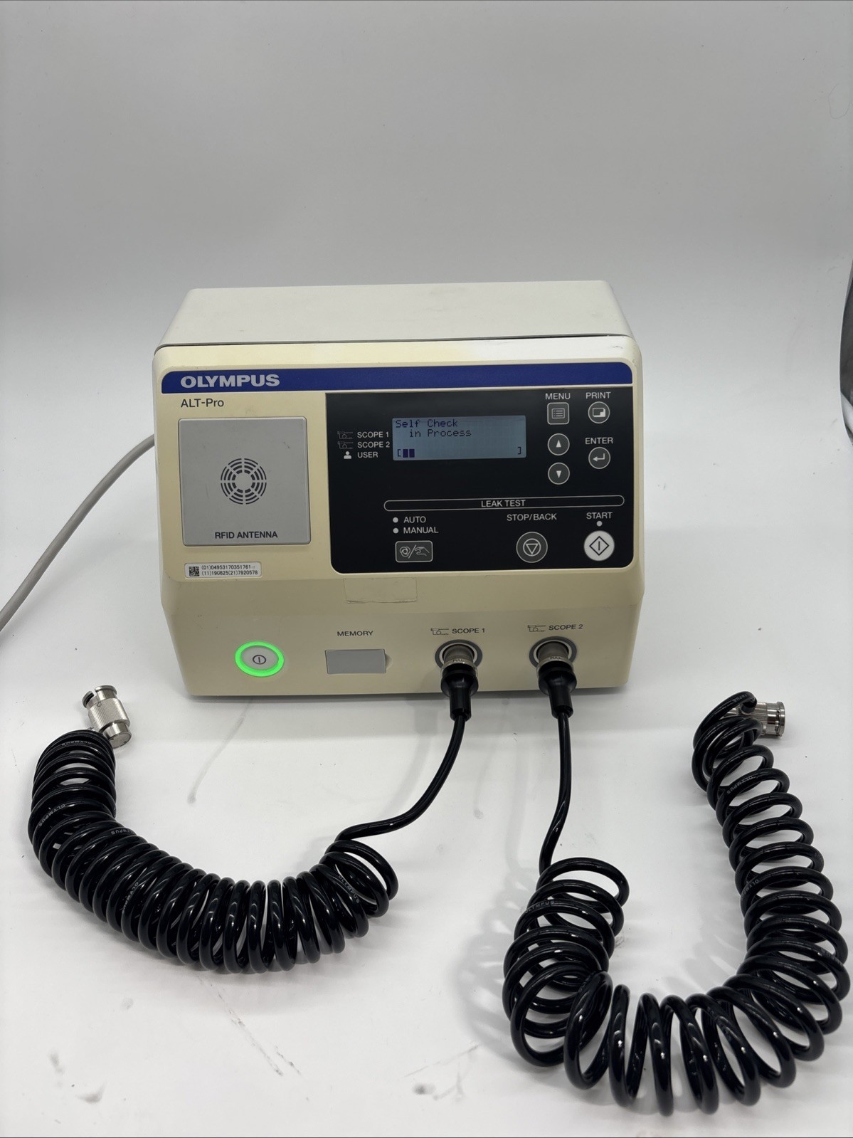 Olympus Alt-Pro Automated Endoscope Leak Tester W 2 Hoses 30 Day Warranty!