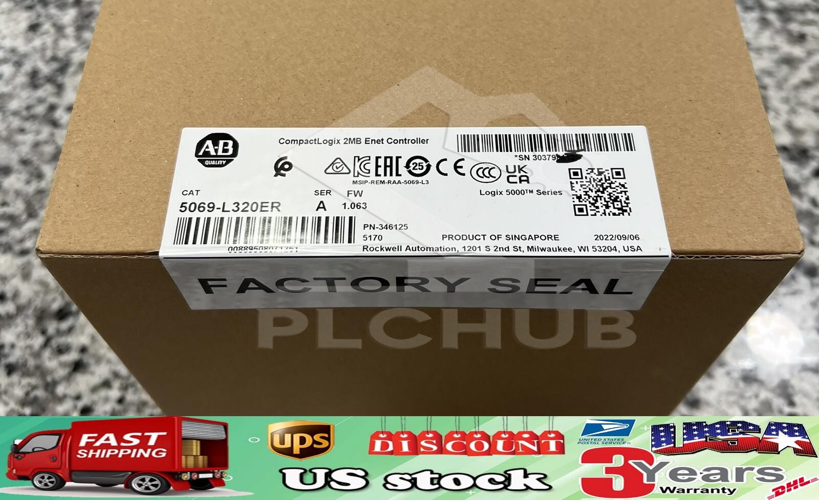 NEW~ Allen Bradley 5069-L320ER surplus 5069L320ER