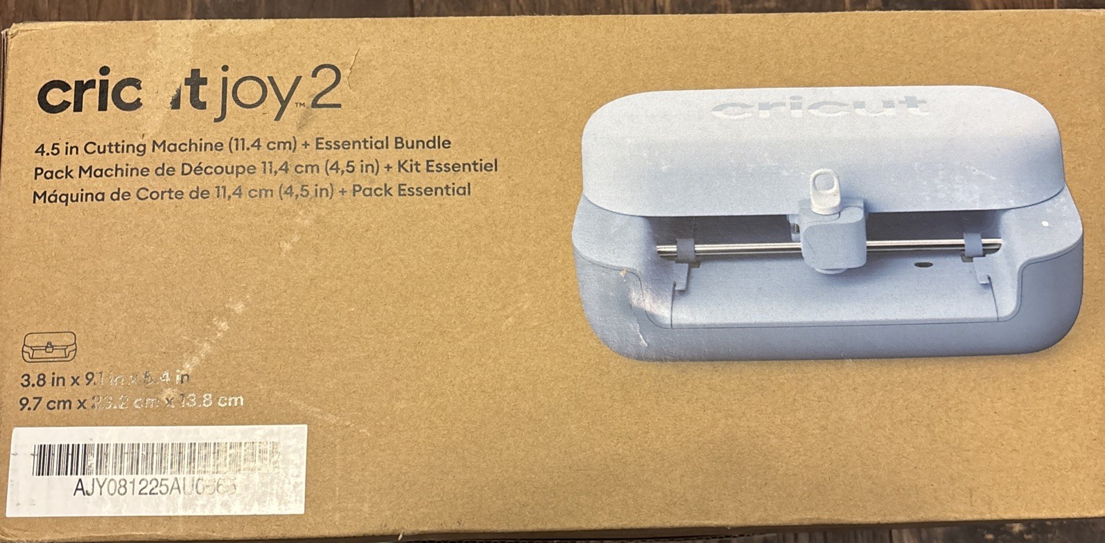 Cricut Joy 2 Essential Bundle Smart Cutting Machine Blue w/ Original Box