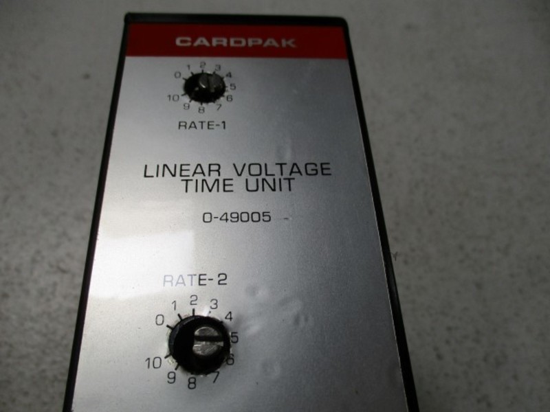 RELIANCE ELECTRIC CARDPAK 0-49005 LINEAR VOLTAGE TIME UNIT MODULE NSNP