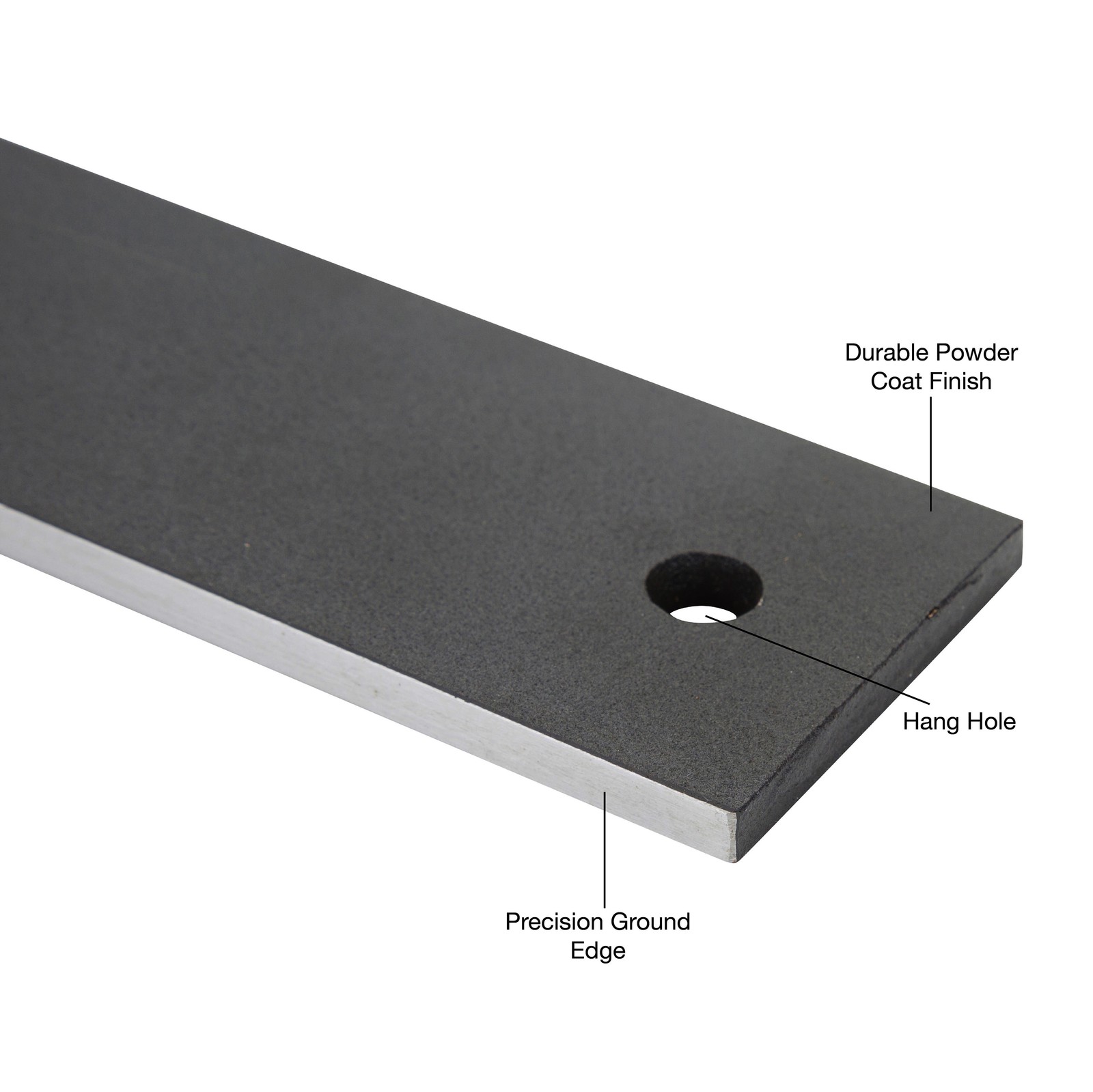 Machinist Straight Edge 24 Inch Cold Rolled Steel for Engine Inspect