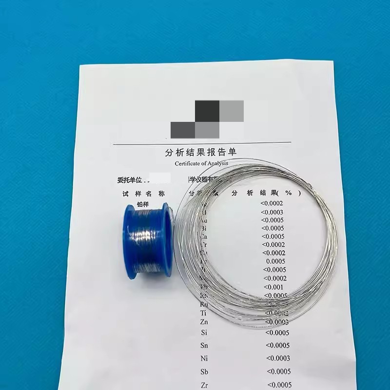 99.99% High-purity Platinum Wire, Pt for Experiment Electrophoresis Electrolysis
