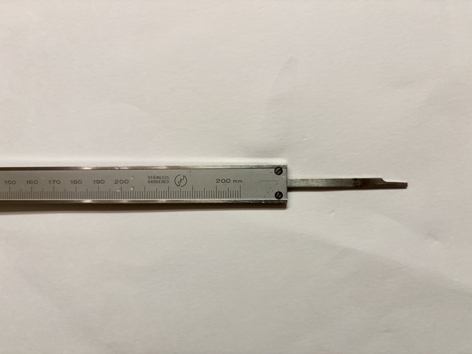 Mitutoyo 200mm Vernier Caliper 0.05mm Stainless Hardened Made in Japan Tested
