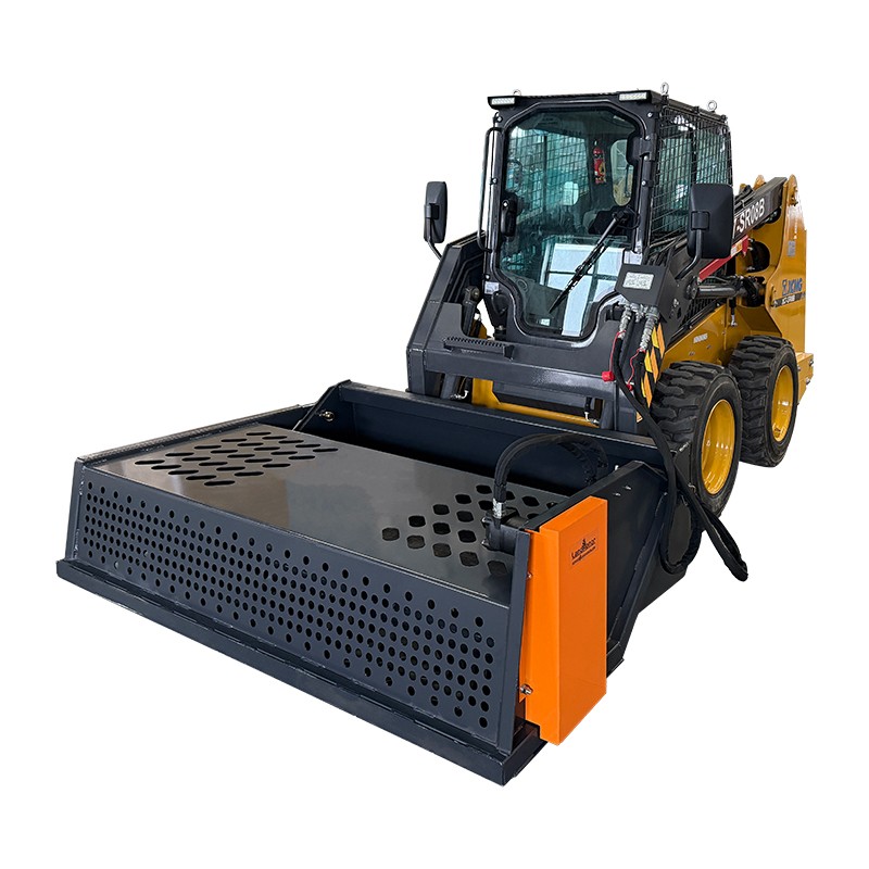 Landhonor 7in Harley Landscape Power Rake Attachment for Soil Leveling & Grading