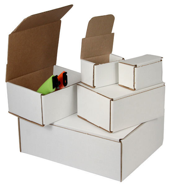 200 – 6x4x3 White Corrugated Shipping Mailer Boxes