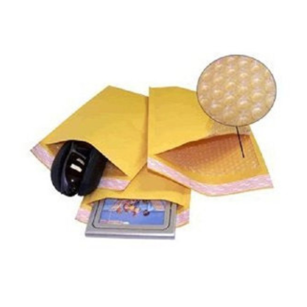 500 #000 4×8 Kraft Bubble Padded Envelopes 4.5 x 8 ~ X-Wide Mailers Bags