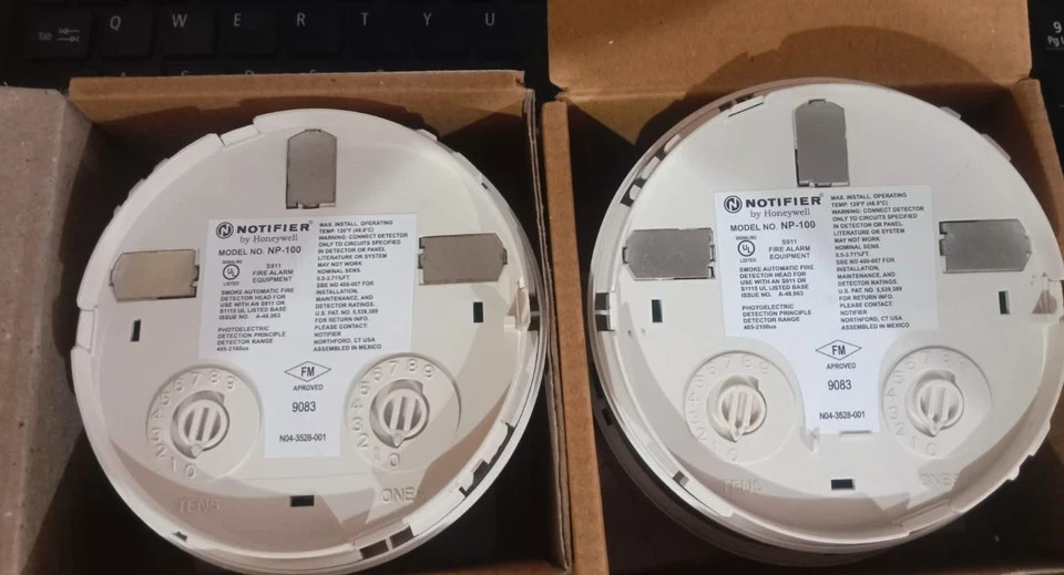 Notifier NP-100 Photoelectric Smoke Detector NP 100 Only Head Fast Shipping