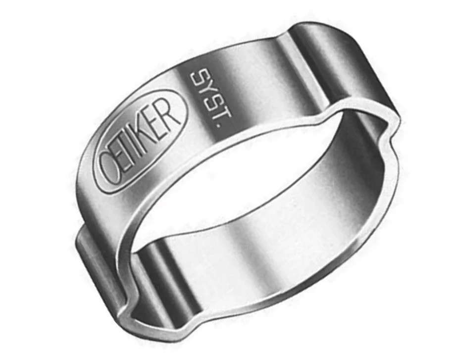 (Qty.100) Oetiker 5/8″ 2-Ear Hose Crimp Clamp 1518 Zinc Plated Steel 🇺🇸