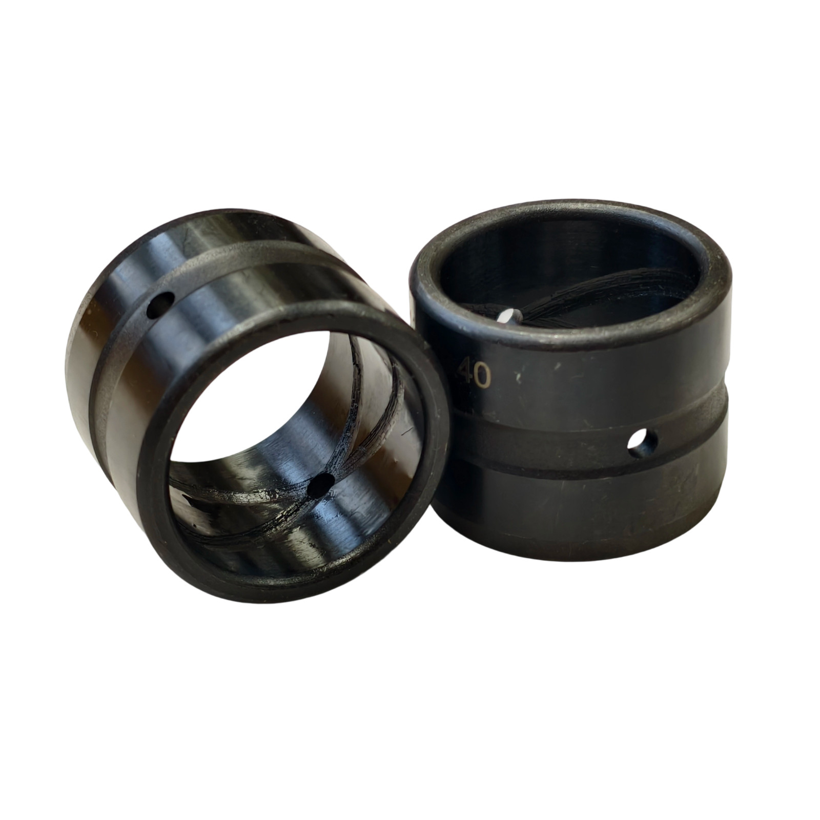 2 PCS 40 MM EXCAVATOR BUSHING HARDEN STEEL , ID 40mm x OD 50mm x L 40mm