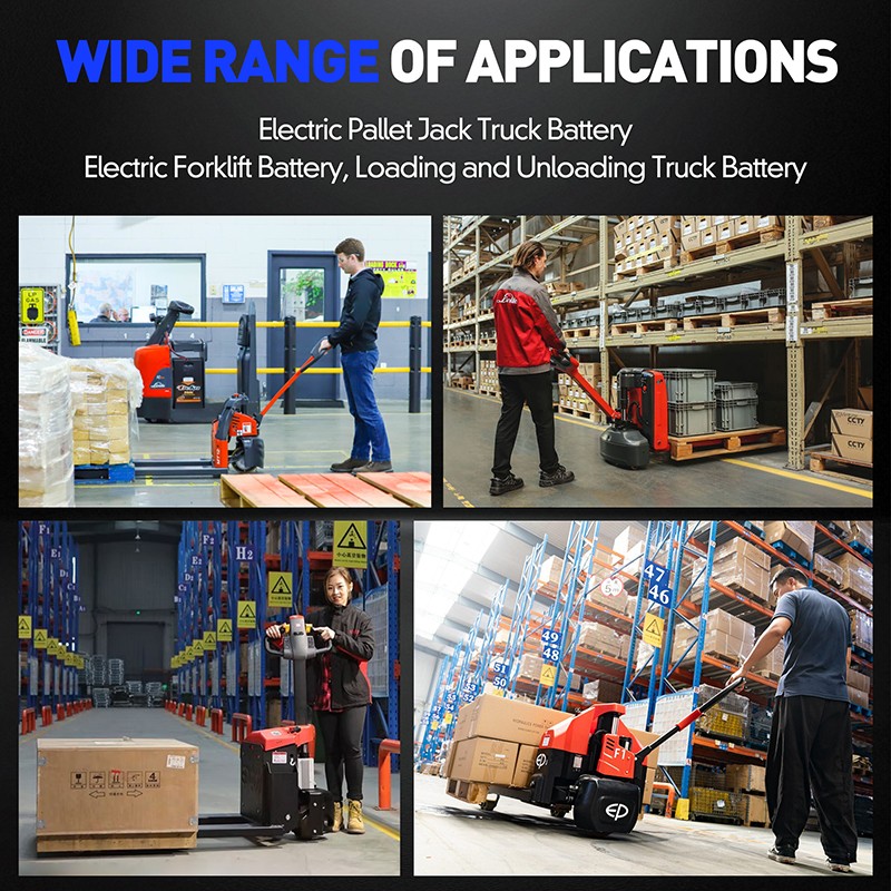 24V 20Ah Lithium Battery EL20_U for Big Joe LPT26 LPT33 T40 EP Pallet Truck Jack