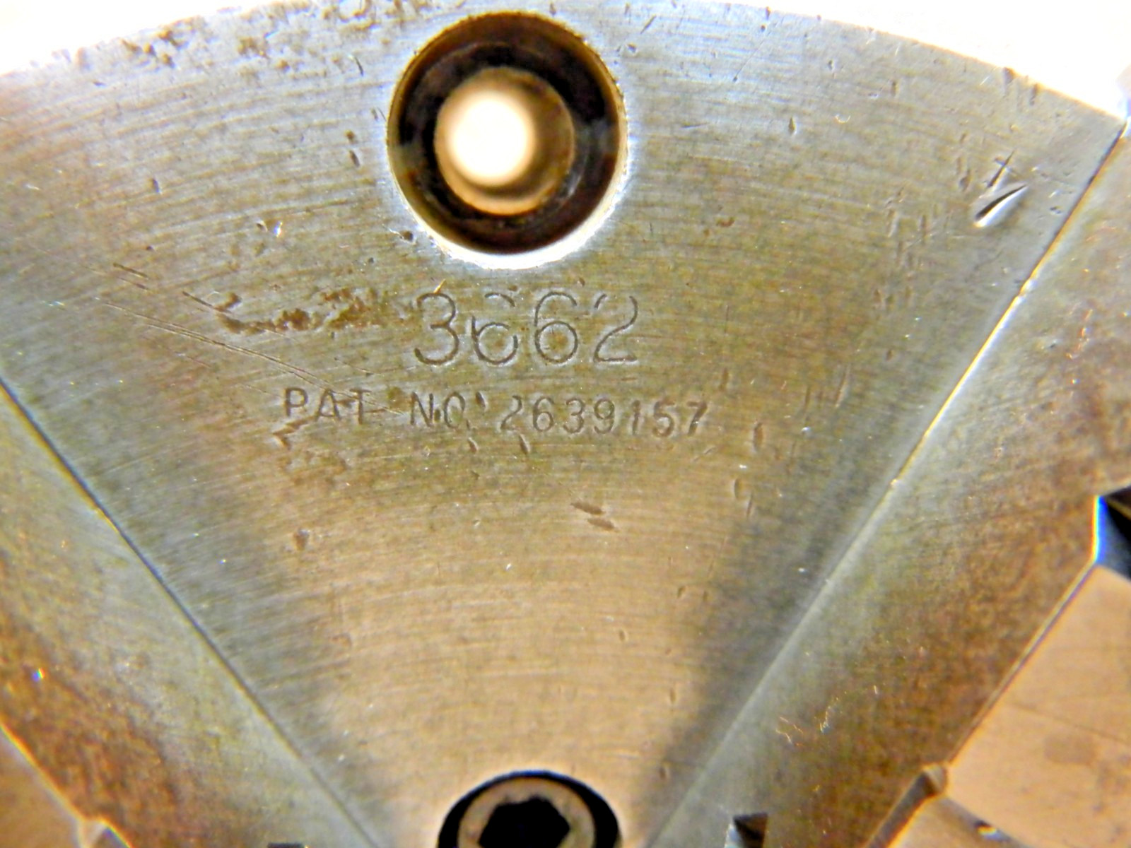 BUCK LATHE CHUCK 3662 6 JAW ADJUST TRU 6″ SOLID JAWS