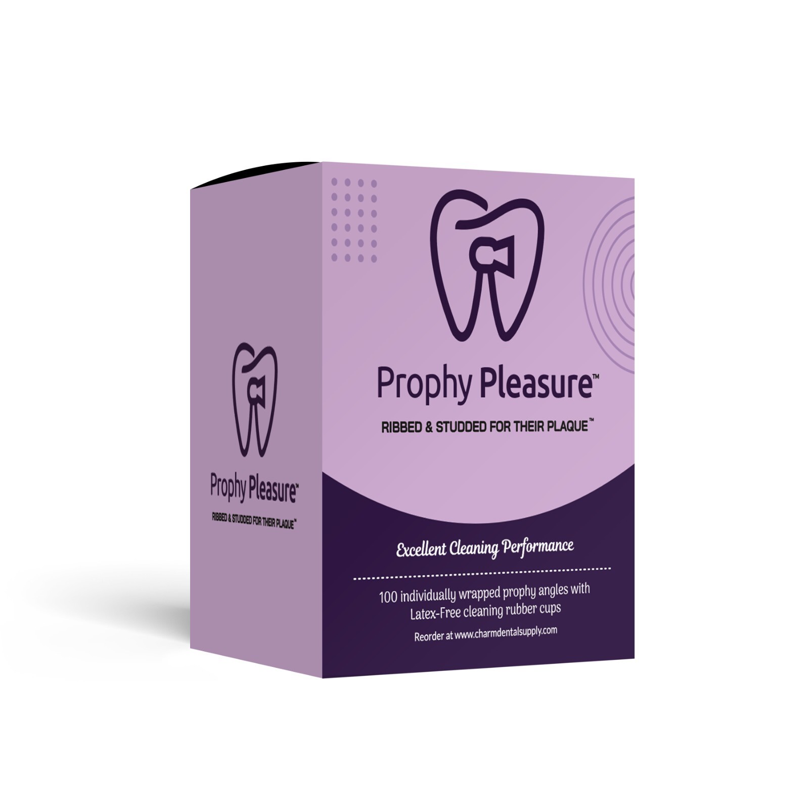 PROPHY PLEASURE – 100PCS – Best NEW Prophy Angle Dental – Ribbed and Studded