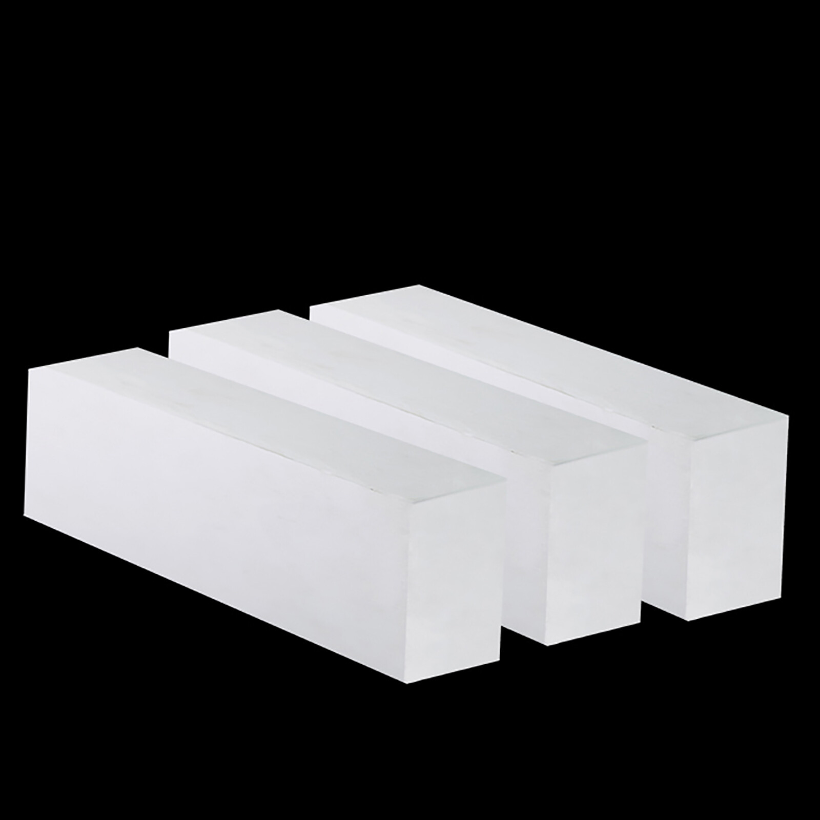 White PTFE Sheet Plate Hard Plastic Panel High Thermoplastic 0.2-30mm Thick DIY