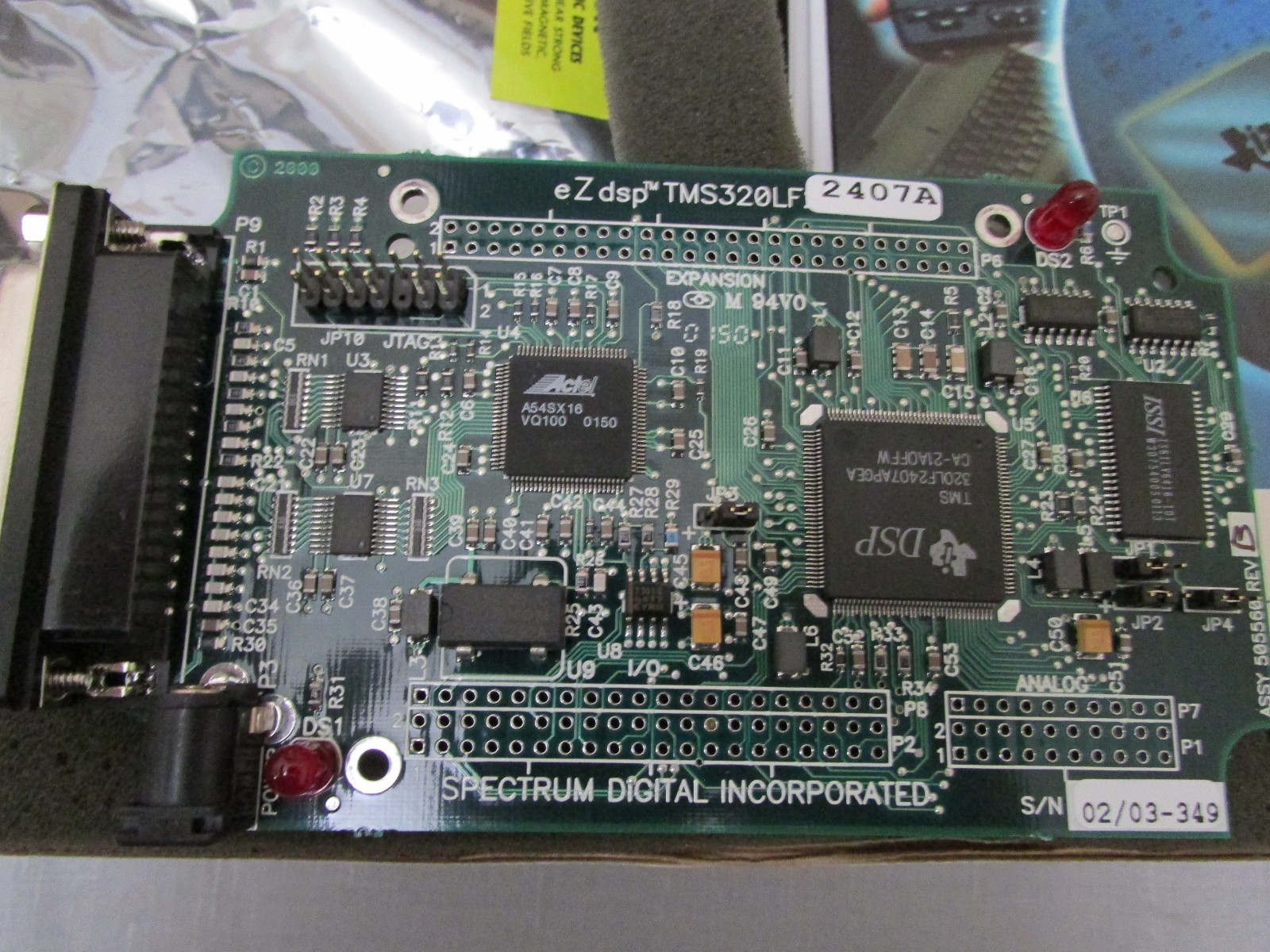 Spectrum Digital TMS320LF2407A eZdSP Evaluation System Kit In Original Box