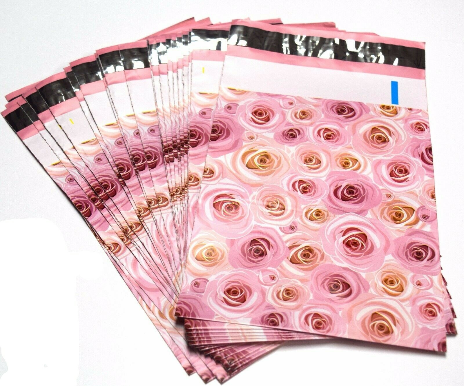 50 Designer Poly Mailers Plastic Envelopes Shipping Bags Custom 6×9,10×13,14×17