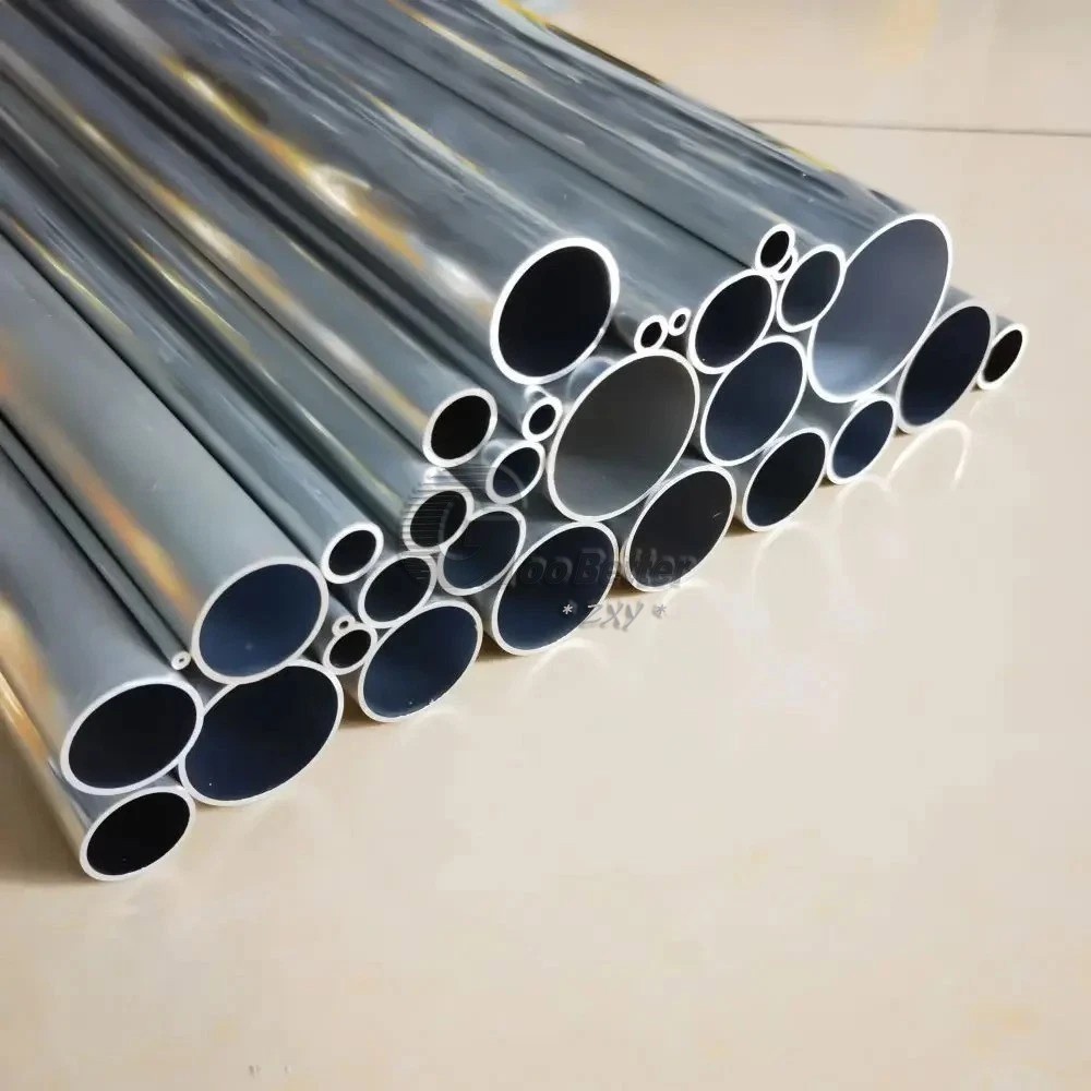 Aluminium Round Tube 0.2-9mm Thickness 1.5-22mm OD Straight 500mm long 6063 Tube