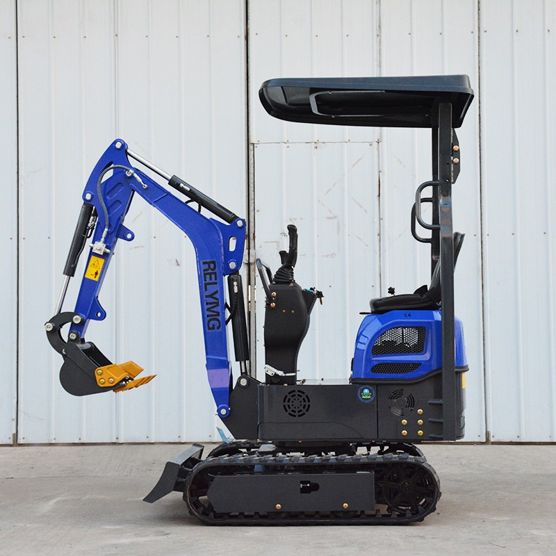 Free Ship Mini Excavator 1 Ton Digger 13.5hp Gas Tracked Crawler EPA Engine