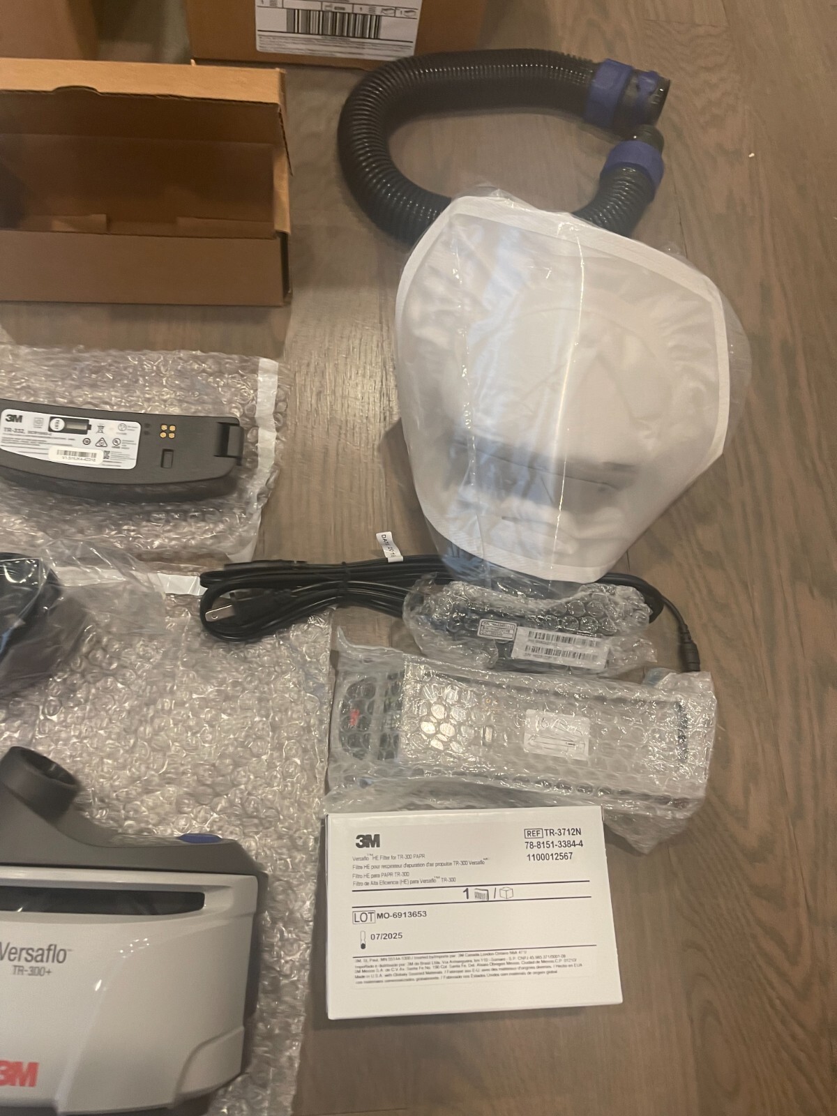 3M PAPR Respirator, Versaflo Powered Air Purifying Respirator Kit, TR-300N+ ECK