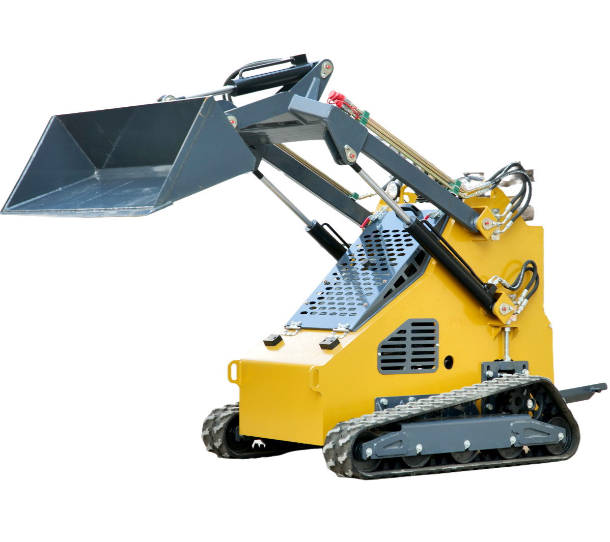 MMS 2025 Free Shiping Crawler Mini Skid Steer Loader with EPA 23HP Engine in USA