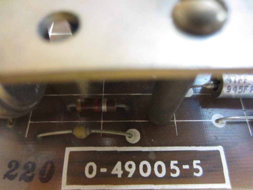 Reliance 0-49005-5 CardPak Linear Voltage Time Unit O-49005-5 PCB Only