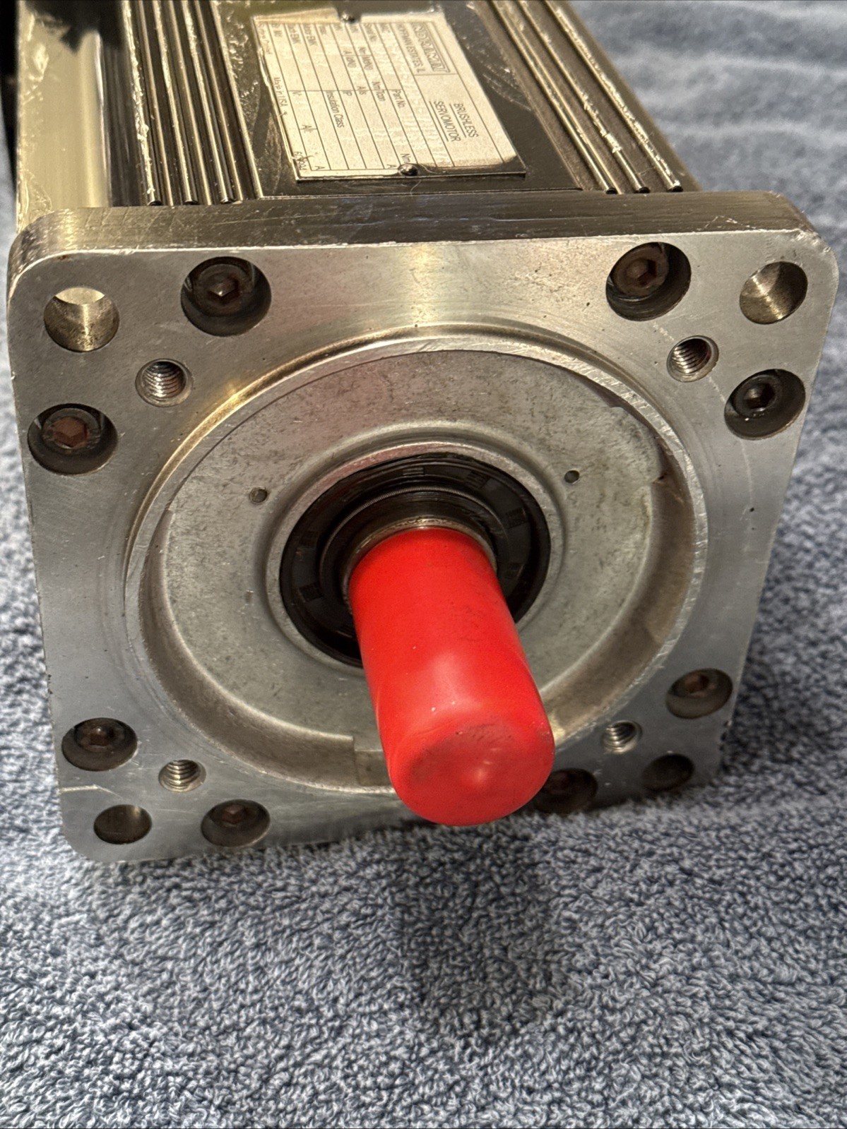 Indramat MAC090C-2-KD-4-C/110-A-1/DI520LV/S001 Servo Motor W/ Fan LEM-AB090X241