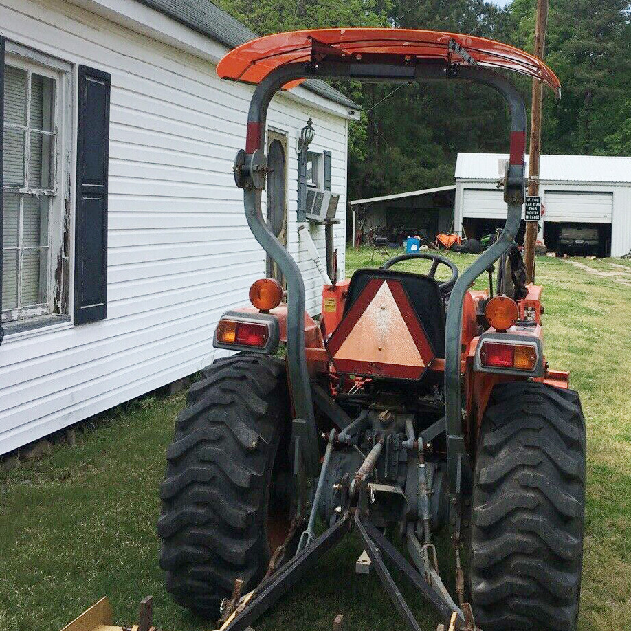 For Kubota, Kioti, Agco Tuff Top Tractor Canopy 48-3/8″ X 48-3/8″ -Orange