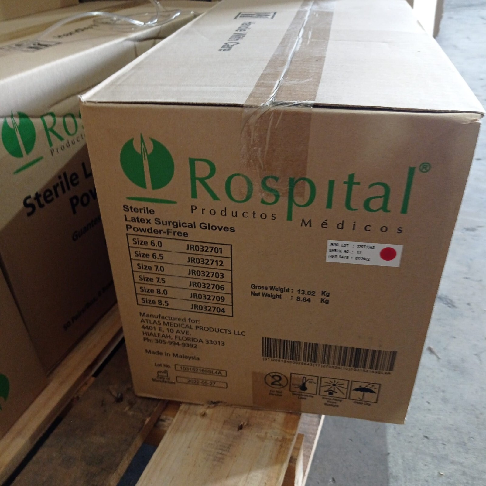 Sterile Latex Surgical Gloves Powder-Free 6.0 to 8.5 (50/400 pcs) from Malaysia