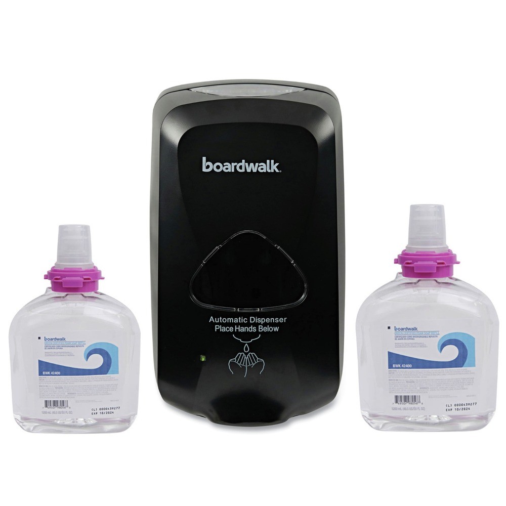 Boardwalk 1200mL Soap Dispenser & Unscented Soap Refill Bundle (2 Refill/CT) New