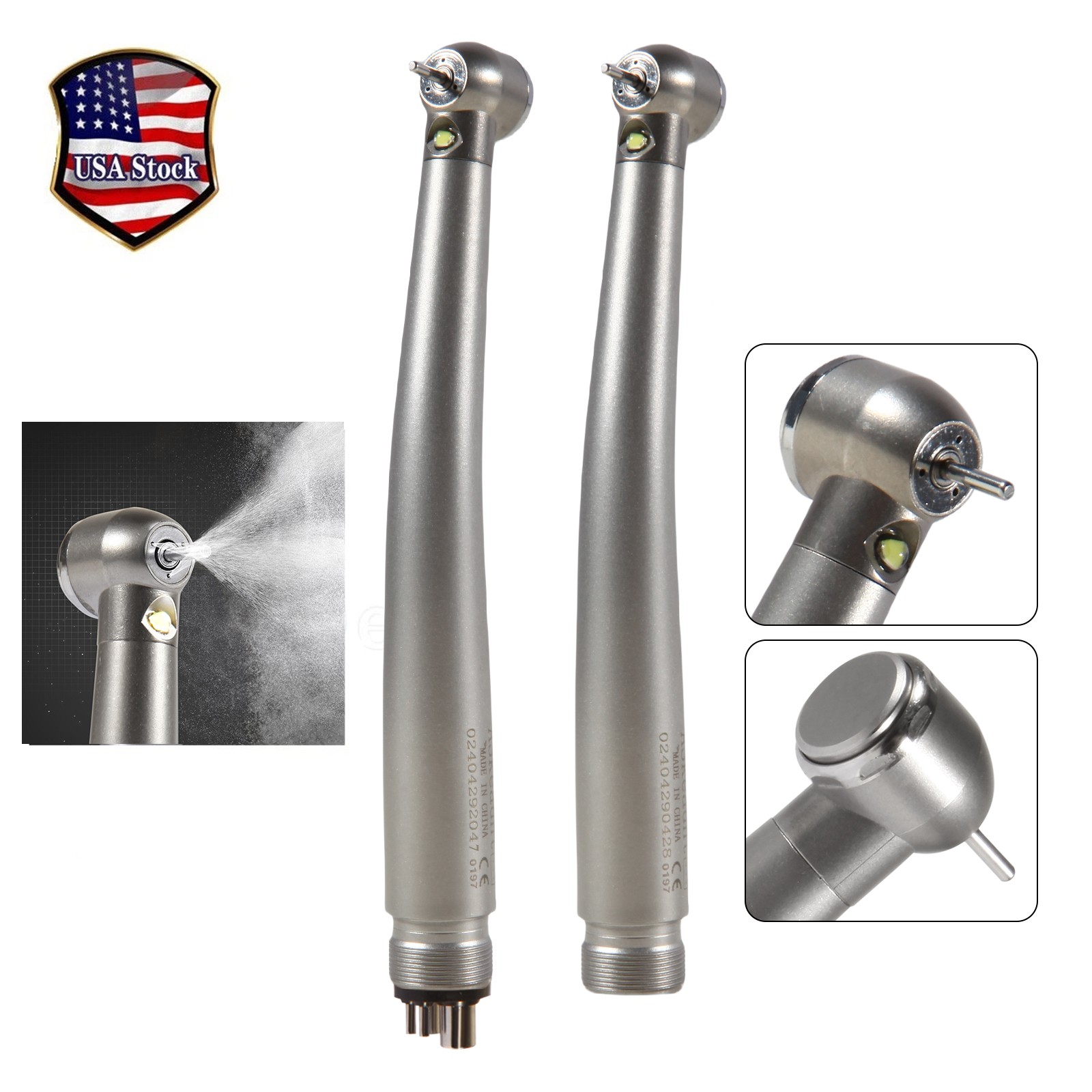 Turbina LED 2/4 orificios con pieza mano de alta velocidad dental NSK Style