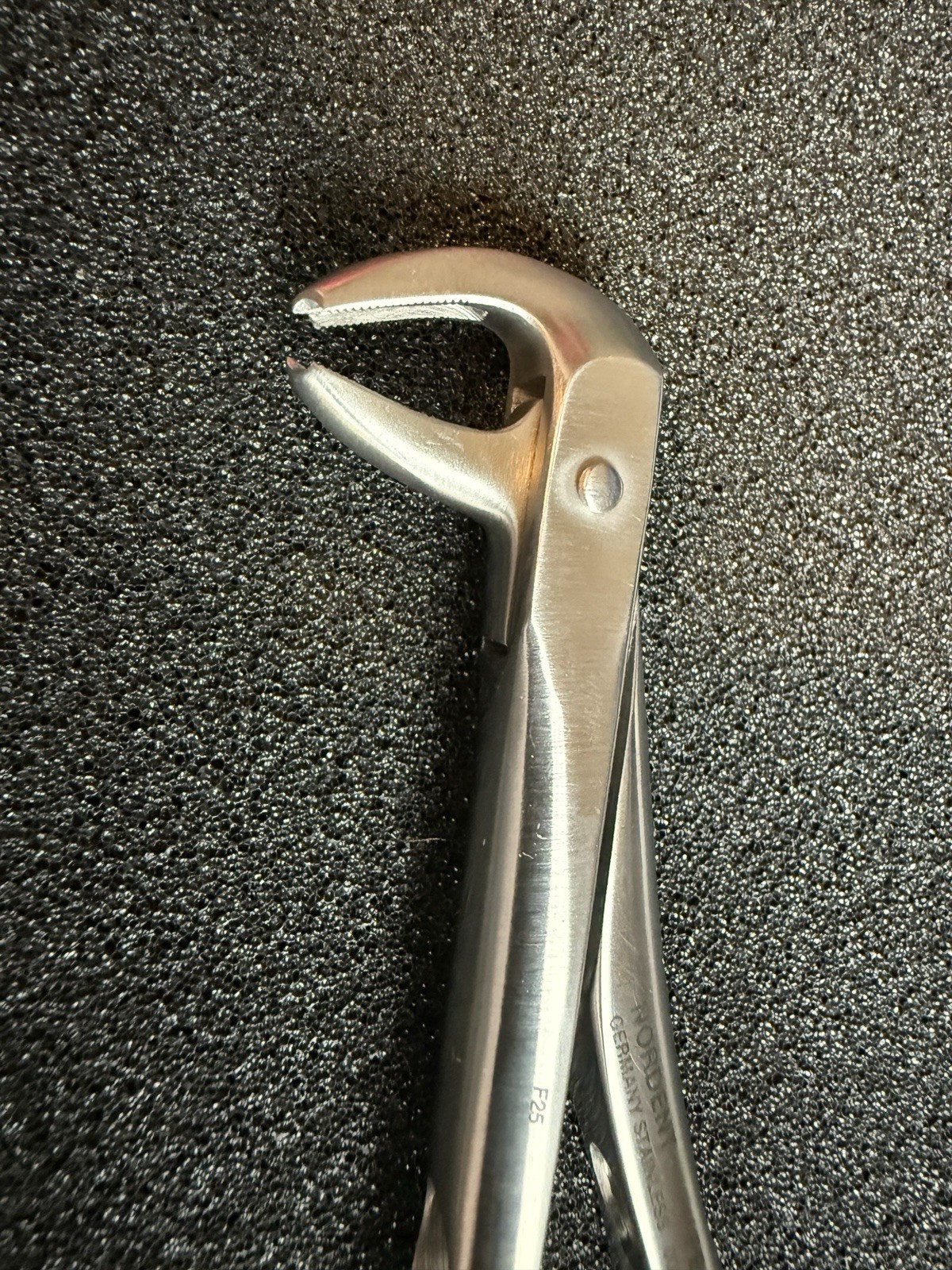 Nordent FE13X Dental Extraction Forcep Lower Molar, Bird Beak, English NEW