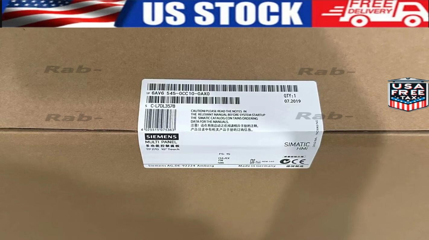 NEW SIEMENS 6AV6545-0CC10-0AX0 6AV6 545-0CC10-0AX0 Touch Panel