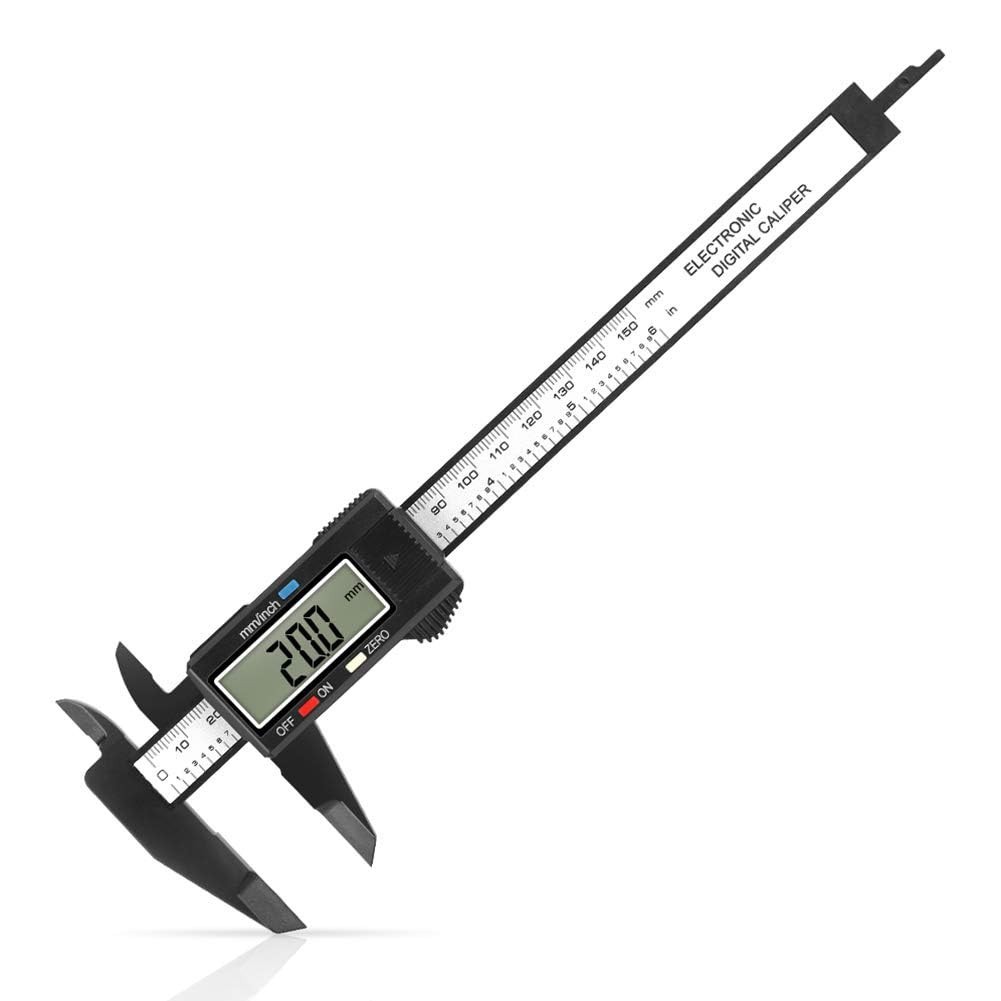 Digital Caliper 6 Inch with Large LCD, Auto-Off, and Unit Conversion