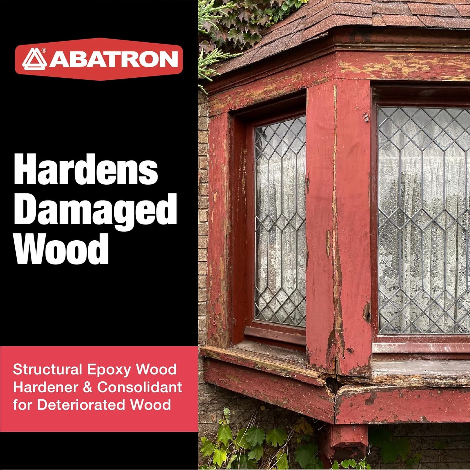 Abatron Liquid Wood Repair Restoration Kit, WoodEpox FIller, 24 Ounce