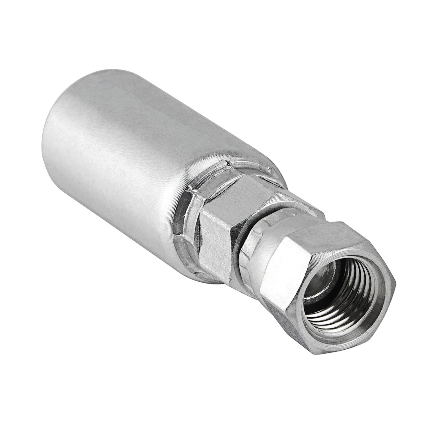 12 PACK 1/4″ Hydraulic Hose End Fittings: 1/4″ I.D. Hose x 1/4″ JIC 37 ° Female