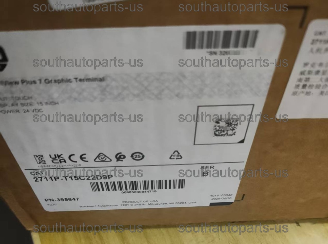 New AB 2711P-T15C22D9P SER B PanelView Plus 7 Sealed 2711PT15C22D9P