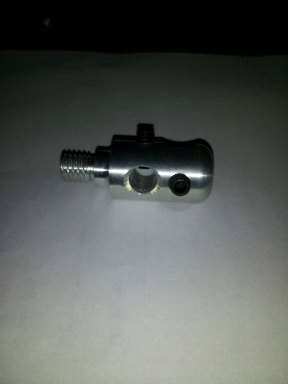 Air duct cleaning brush holder adapter with set screws 2 1/2″ long