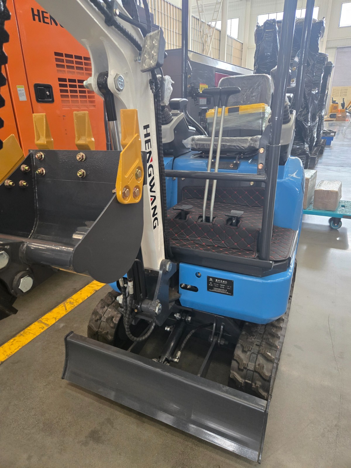 Mini Excavator with Side Swing, Pilot Controls, Hydraulic Thumb & Quick Coupler
