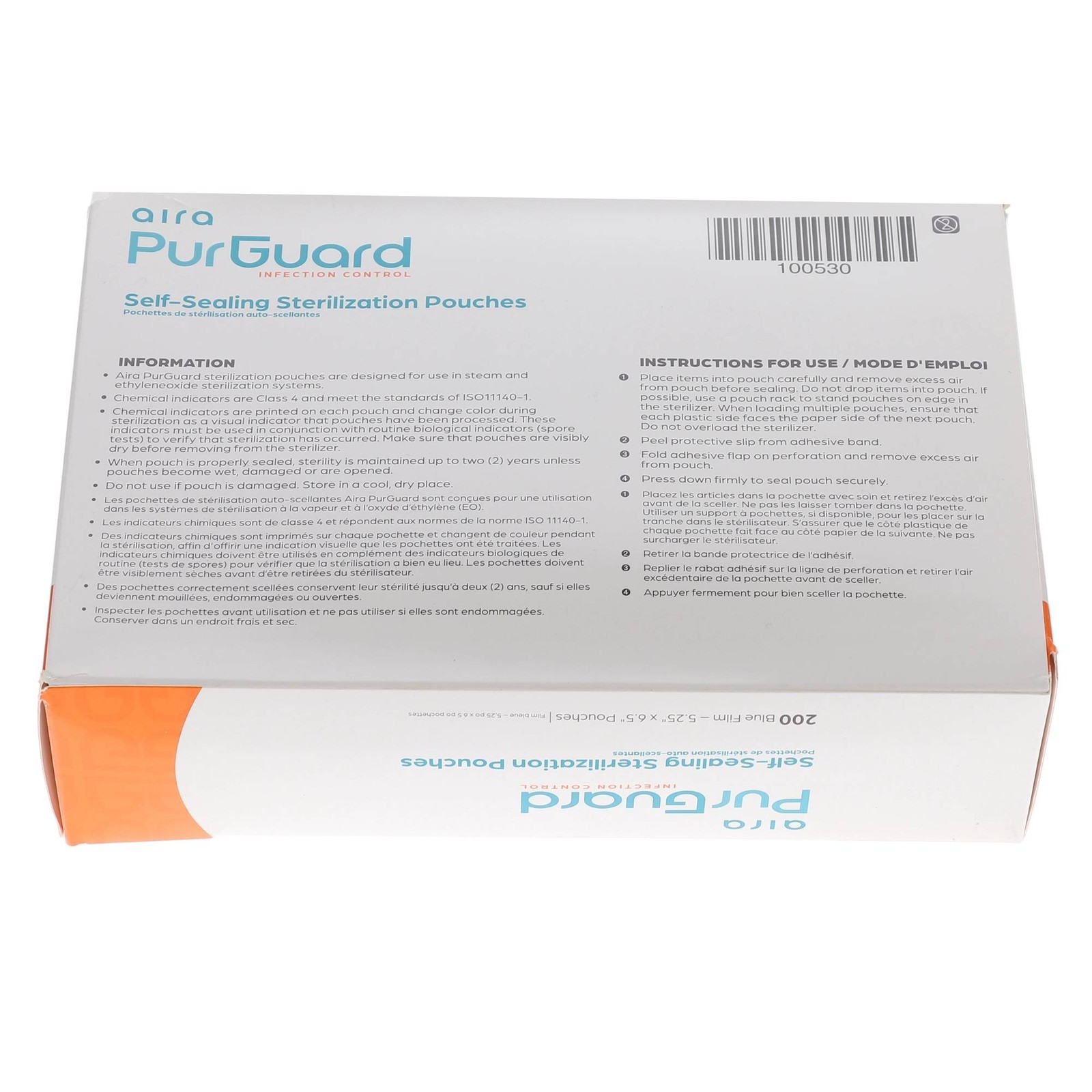 House Brand Dentistry 100530 Sterilization Pouches 5.25″X6.5″ Paper Film 200/Pk