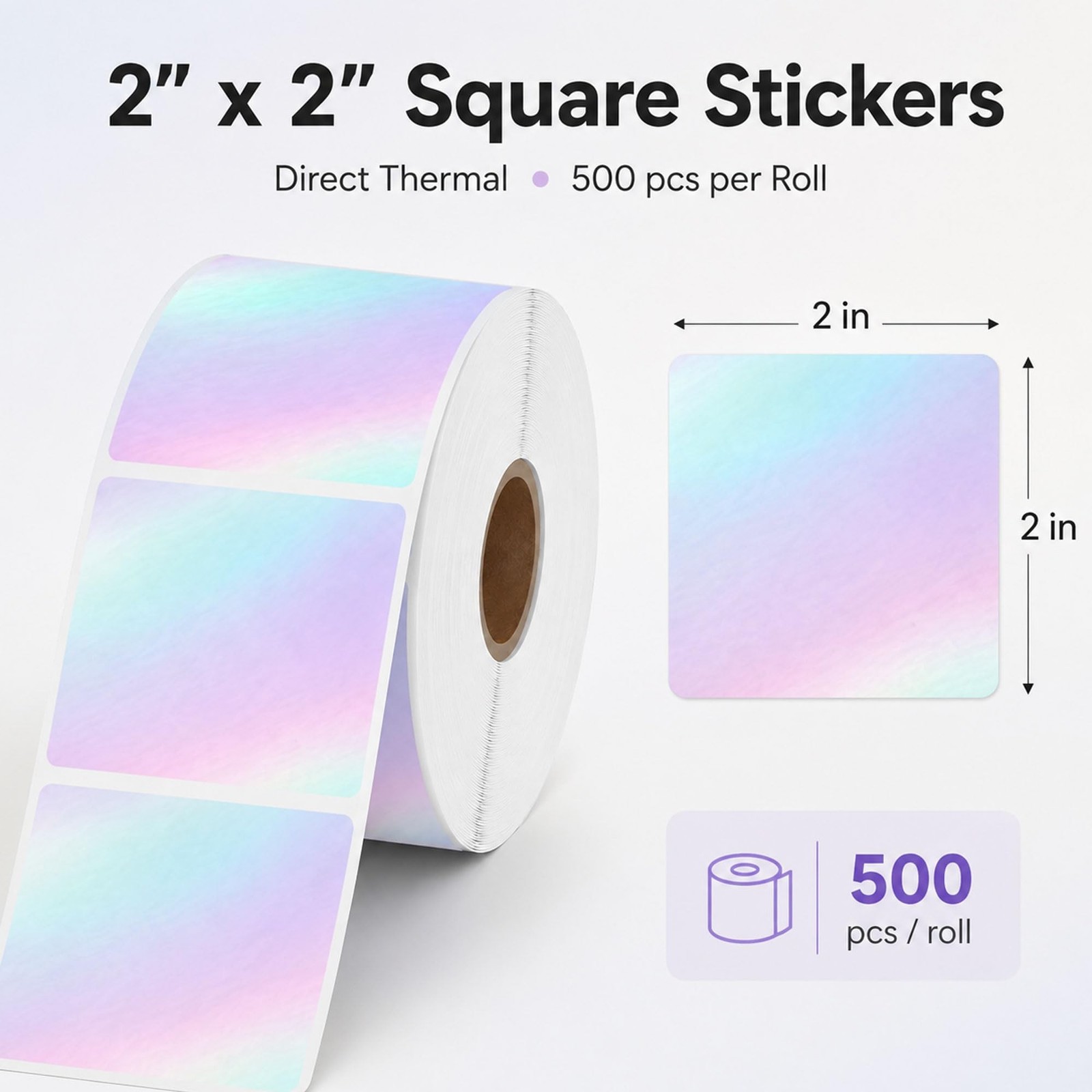 Direct Thermal Stickers Watercolor Thermal Printer Personalized Stickers | 2 …
