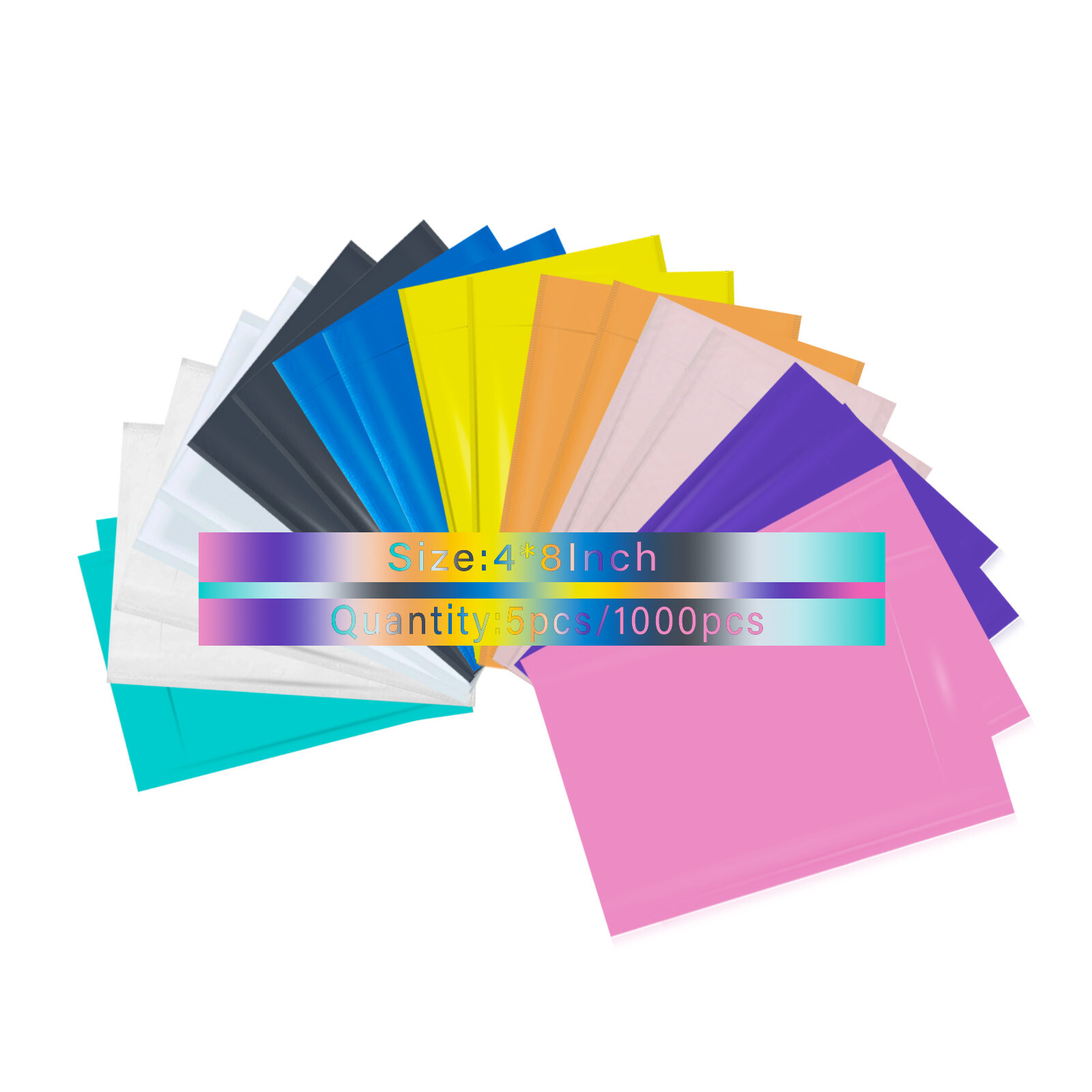 4×8 4″ x 7″ Color Poly Bubble Mailers Shipping Mailing Padded Bags Envelopes