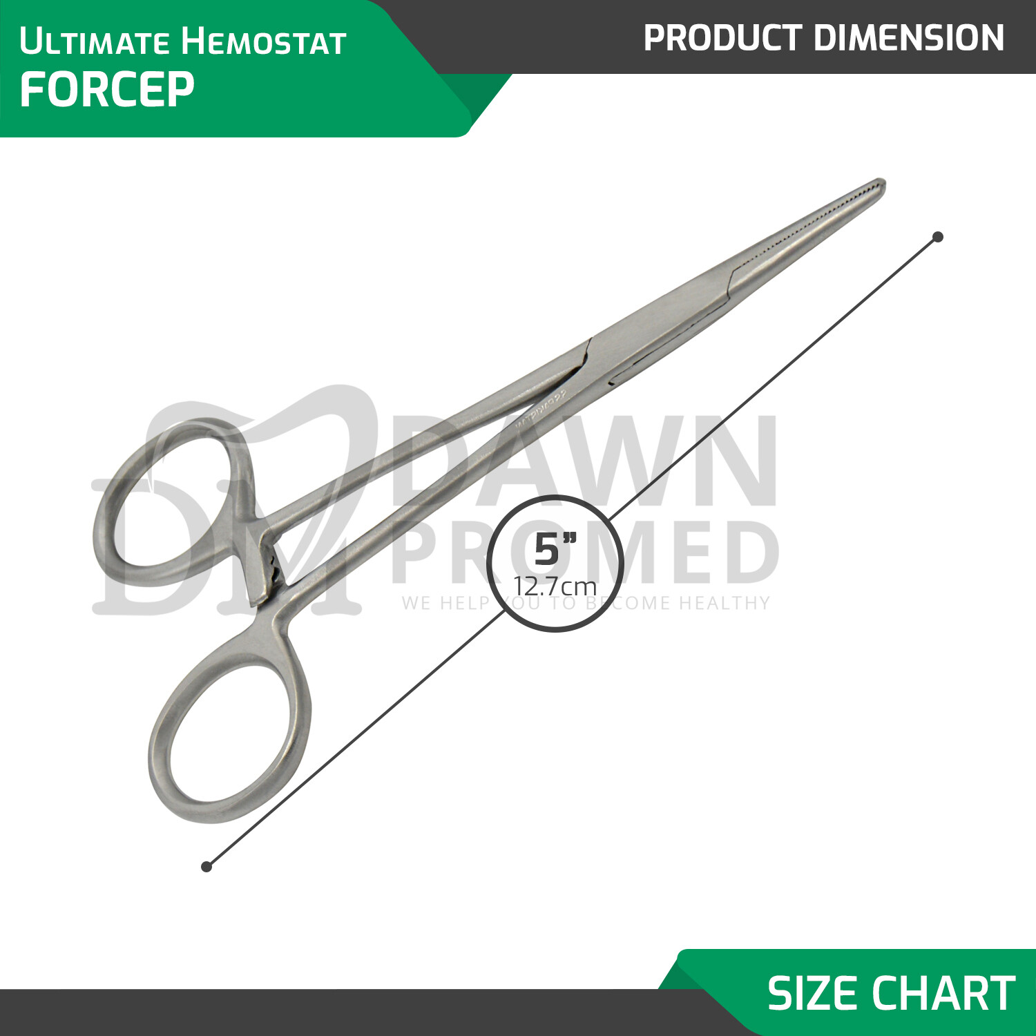 10 Pcs Mosquito Hemostat Locking Forceps 5″ Curved & Straight Surgical German GR