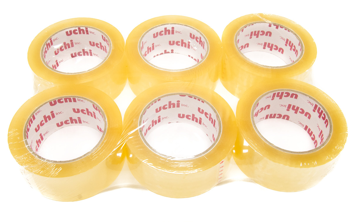36 Rolls of Clear Packaging Tape – 1.89″ x 110 yds – 1.8 Mil