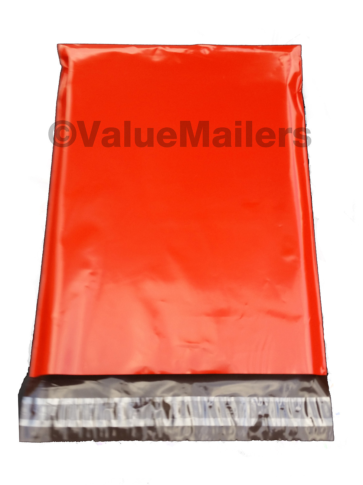 100 7.5×10.5 RED Poly Mailers Shipping Envelopes Couture Boutique Quality Bags
