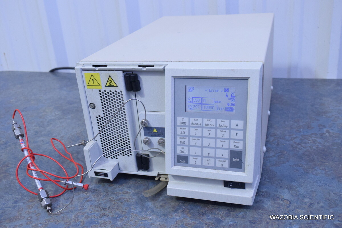WATERS 2475 FLUORESCENCE DETECTOR HPLC CHROMATOGRAPHY WITH PHENOMENEX 00FR-3171-